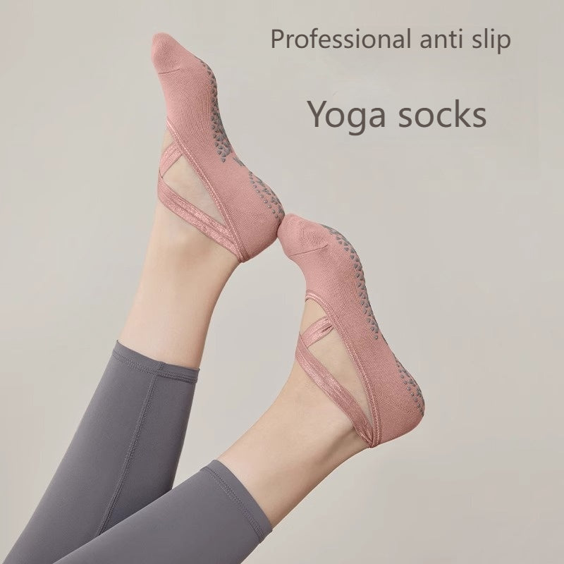 Professional Non-Slip Yoga Socks for Women, 2025 New Short Socks for Pilates and Indoor Fitness, Anti-Slip Yoga Socks